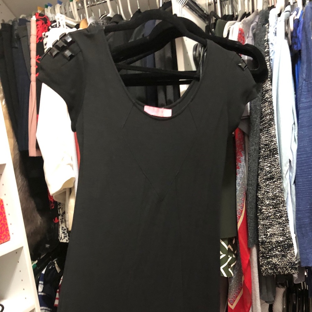 Black Jeweled mini dress